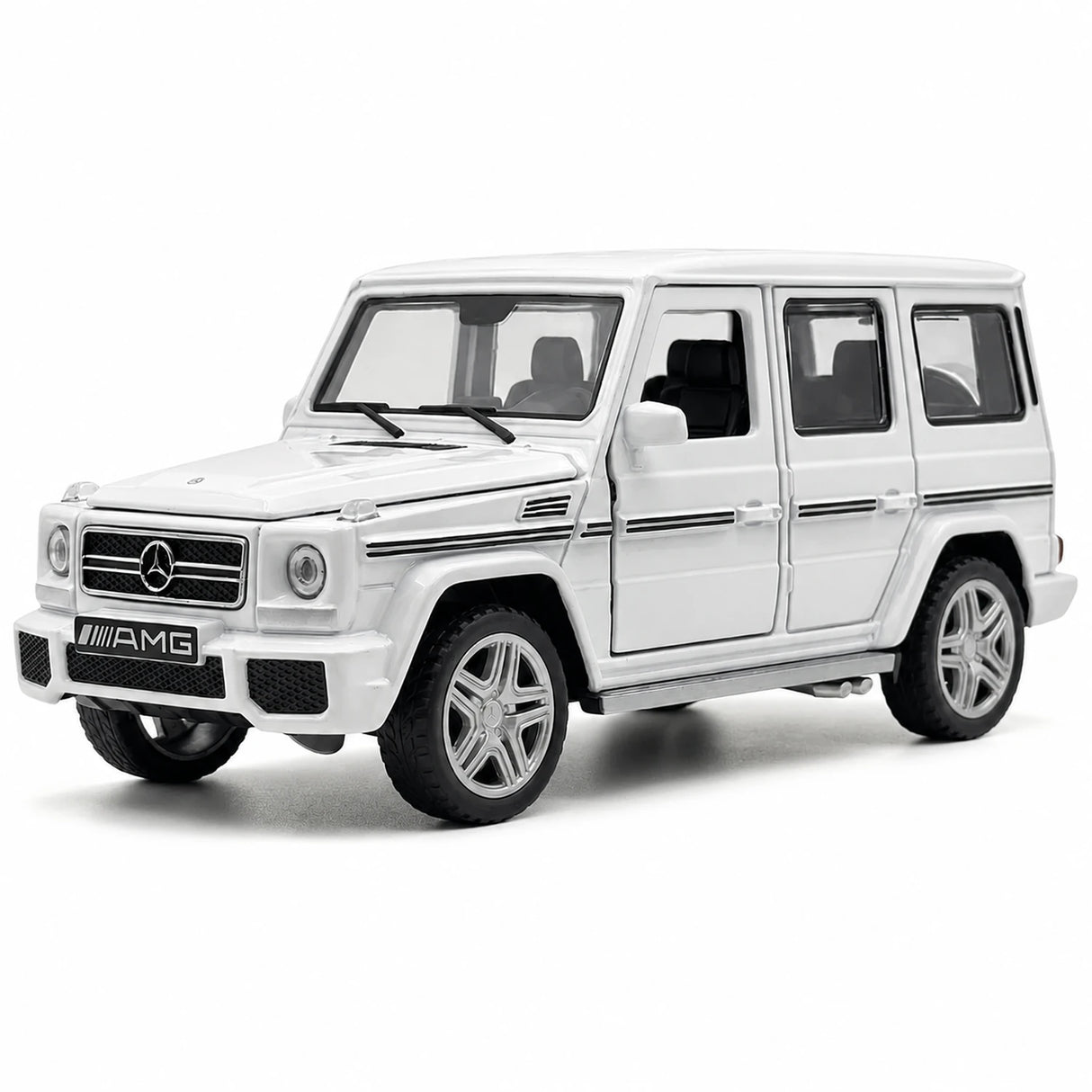 [TOY] 1:32 Mercedes-AMG 2012 G63 vit modellbil Die-Cast
