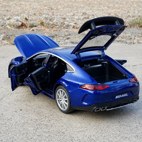 [TOY] 1:32 Mercedes-AMG 2019 GT63S blå modellbil Die-Cast