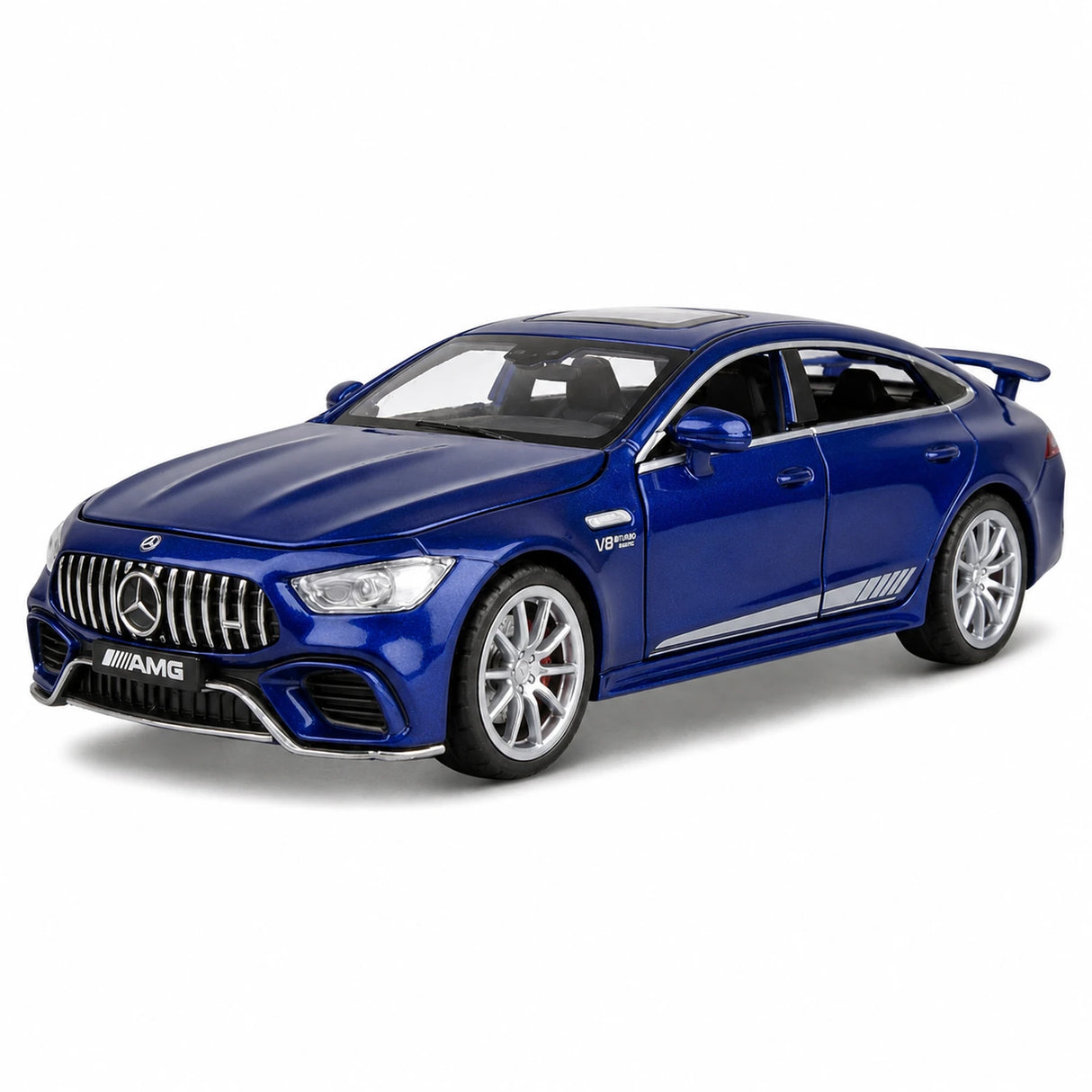 [TOY] 1:32 Mercedes-AMG 2019 GT63S blå modellbil Die-Cast