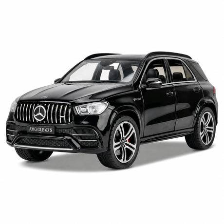 [TOY] 1:32 Mercedes-AMG 2020 GLE 63S svart modellbil Die-Cast