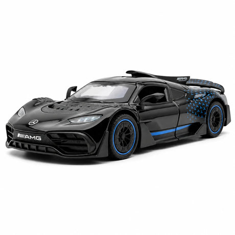 [TOY] 1:32 Mercedes-AMG 2022 One svart modellbil Die-Cast