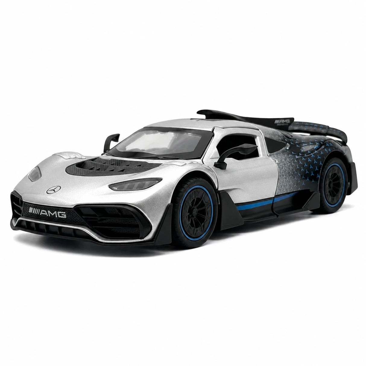 [TOY] 1:32 Mercedes-AMG 2022 One silver modellbil Die-Cast
