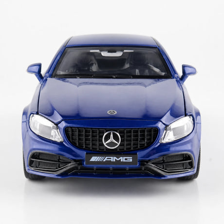 [TOY] 1:32 Mercedes-AMG 2023 C63S Coupe Blue Model Car Die-Cast