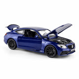 Mercedes-AMG 2023 C63S Coupe azul 1:32 – modelo de exposição em metal fundido