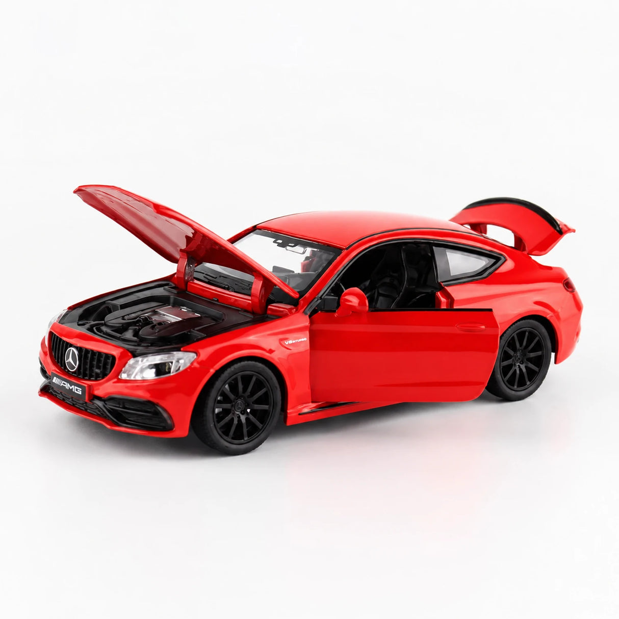 Mercedes-AMG 2023 C63S Coupe Red 1:32 – Diecast Display Model Die-Cast