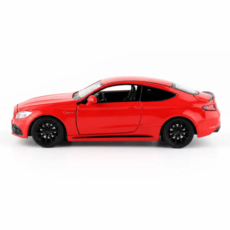 [TOY] 1:32 Mercedes-AMG 2023 C63S Coupe röd modellbil Die-Cast