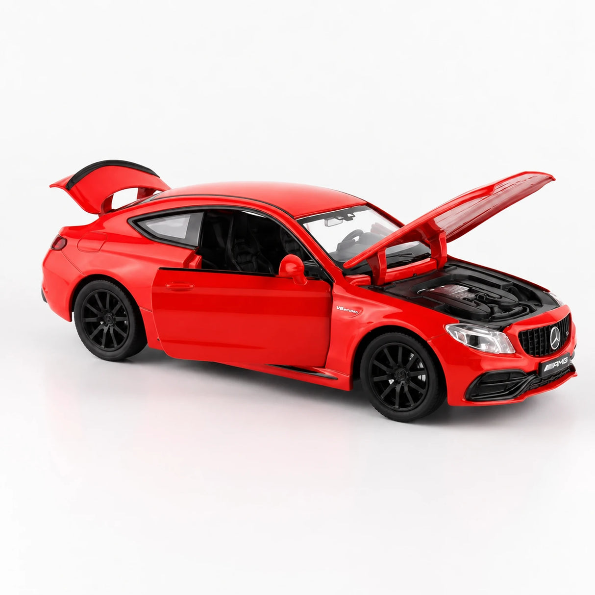 Mercedes-AMG 2023 C63S Coupe Red 1:32 – Diecast Display Model Die-Cast