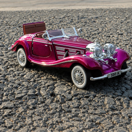 [TOY] 1:32 Mercedes-Benz 1936 500K lila modellbil Die-Cast