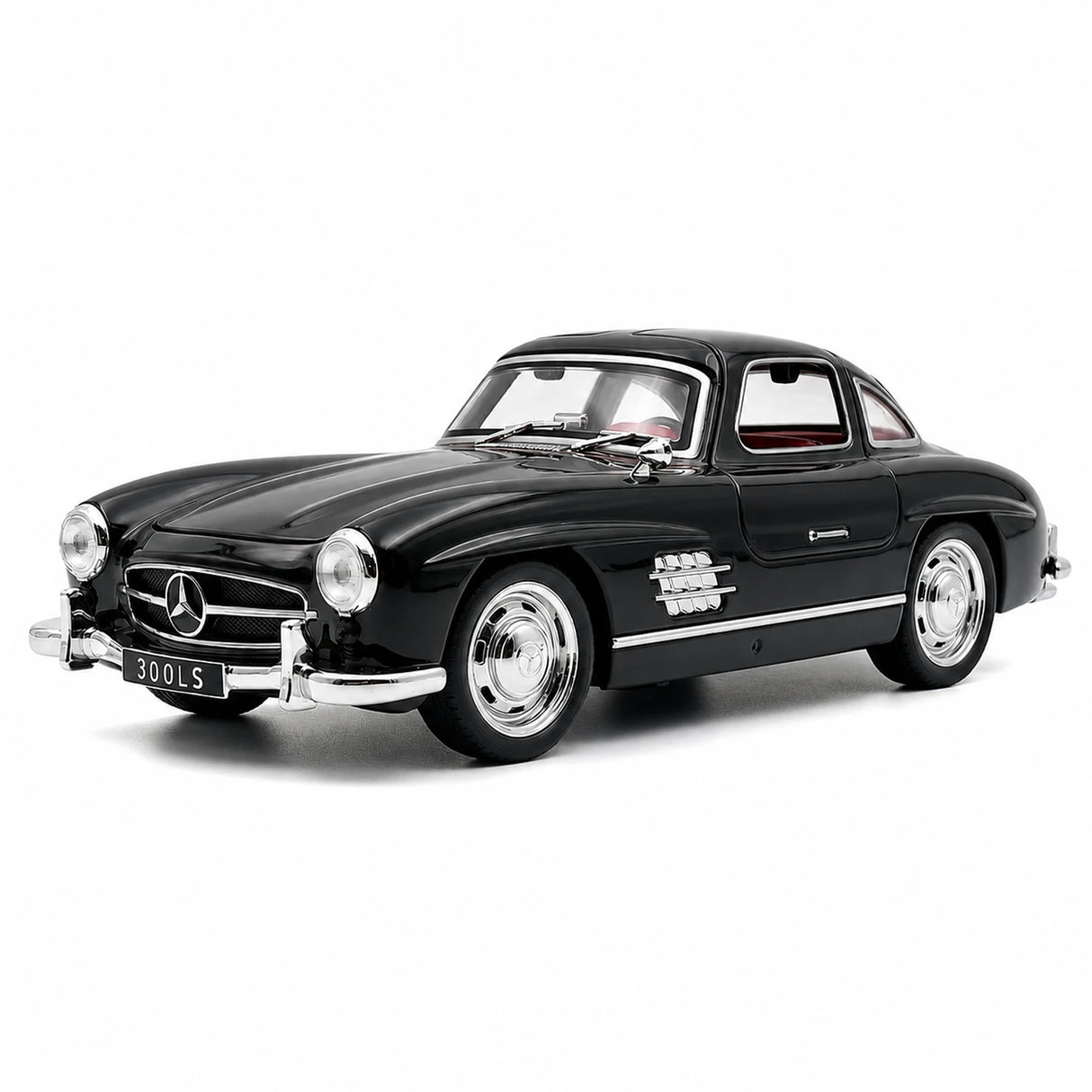 [TOY] 1:32 Mercedes-Benz 1954 300SL svart modellbil Die-Cast