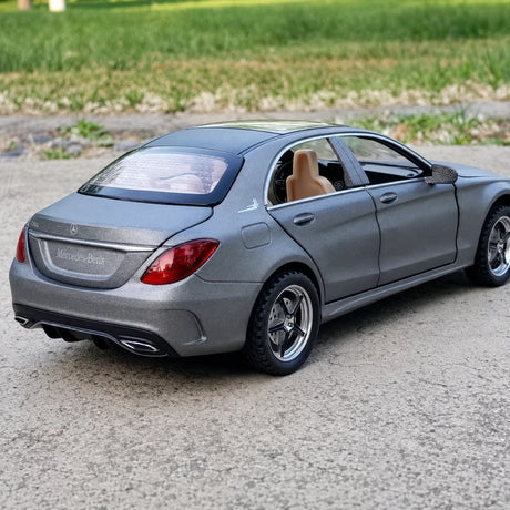 [TOY] 1:32 Mercedes-Benz 2014 C260 Gray Model Car Die-Cast