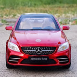[TOY] 1:32 Mercedes-Benz 2014 C260 Red Model Car Die-Cast