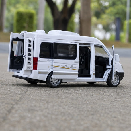 [TOY] 1:32 Mercedes-Benz 2014 V350 vit modellbil Die-Cast