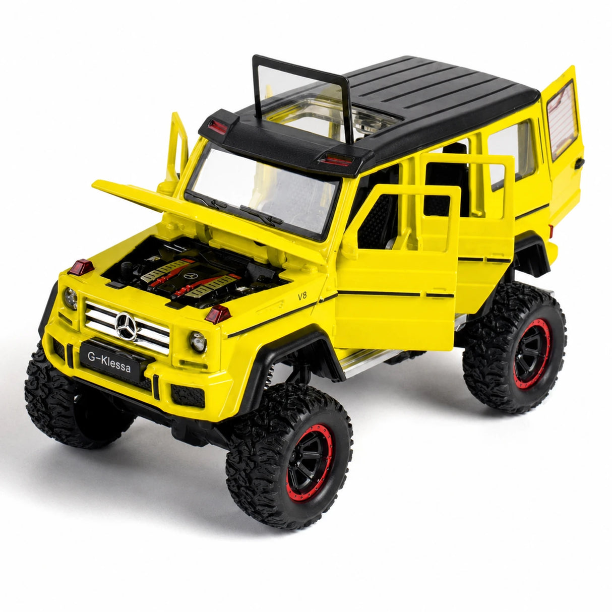 [TOY] 1:32 Mercedes-Benz 2015 G500 4×4 Off-Road gul modellbil Die-Cast