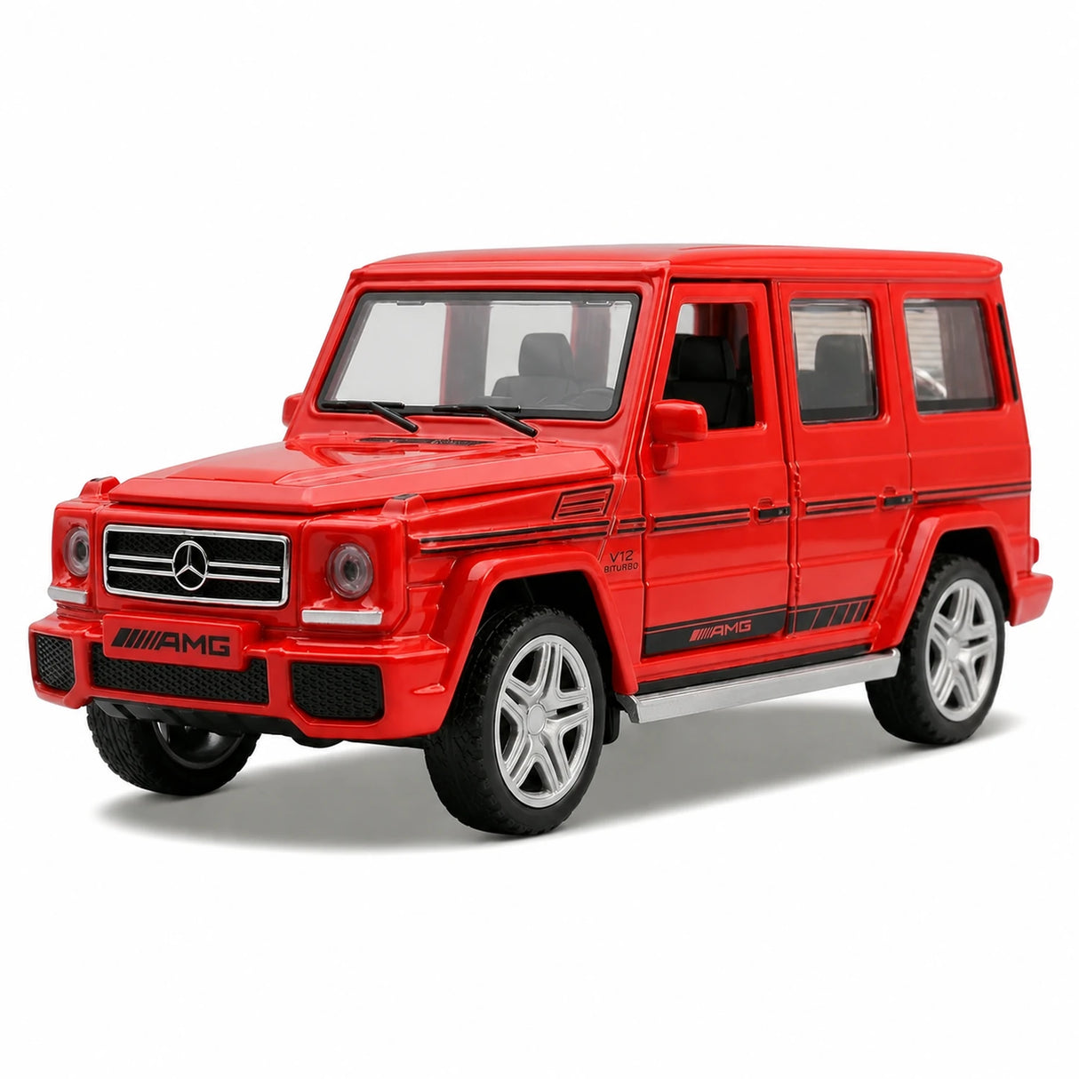 [TOY] 1:32 Mercedes-Benz 2015 G500 röd modellbil Die-Cast