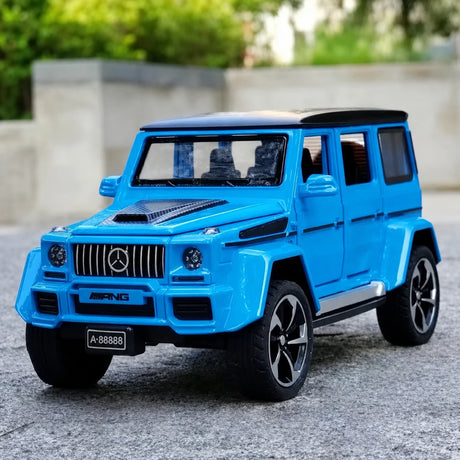 [TOY] 1:32 Mercedes-AMG 2018 G63 blå modellbil Die-Cast