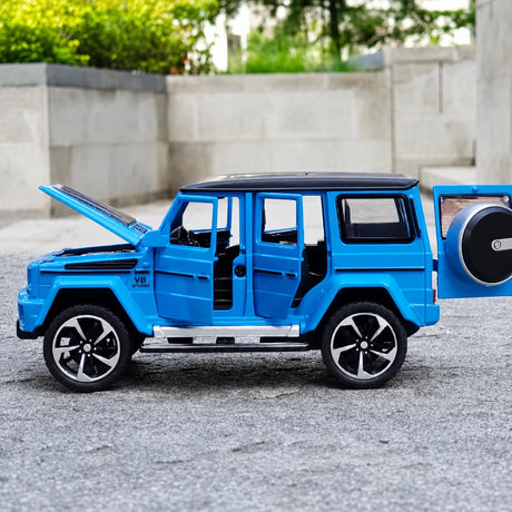 [TOY] 1:32 Mercedes-AMG 2018 G63 blå modellbil Die-Cast