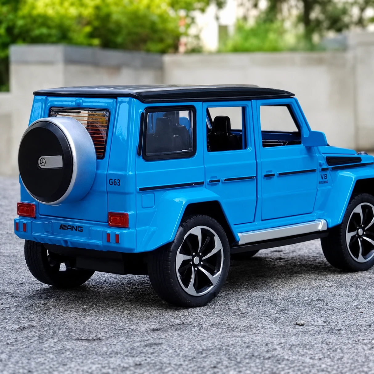 Mercedes-AMG 2018 G63 azul 1:32 – modelo de exposição em metal fundido