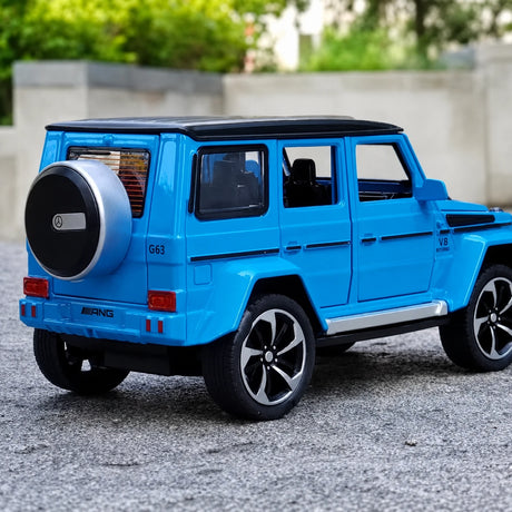 [TOY] 1:32 Mercedes-AMG 2018 G63 blå modellbil Die-Cast