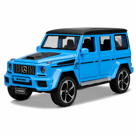 [TOY] 1:32 Mercedes-AMG 2018 G63 blå modellbil Die-Cast