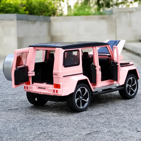 [TOY] 1:32 Mercedes-AMG 2018 G63 rosa modellbil Die-Cast
