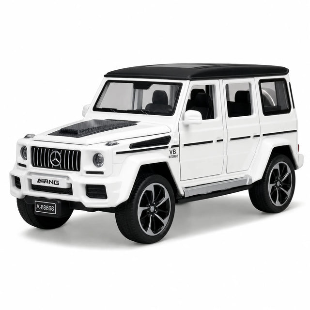 Mercedes-AMG 2018 G63 branco 1:32 – modelo de exposição em metal fundido