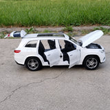 [TOY] 1:32 Mercedes-Benz 2020 GLS 580 White Model Car Die-Cast