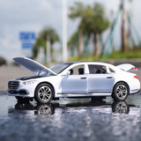 [TOY] 1:32 Mercedes-Benz 2020 S400L vit modellbil Die-Cast