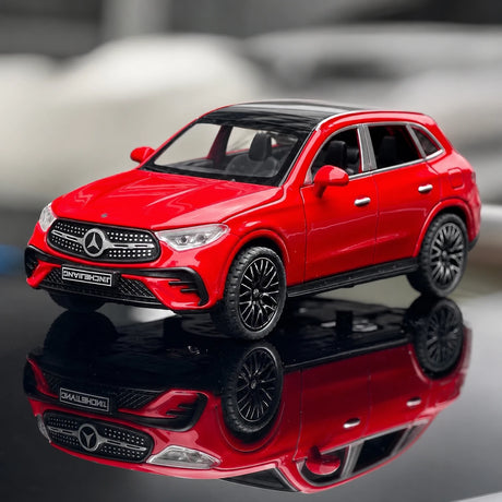 [TOY] 1:32 Mercedes-Benz 2023 GLC 400e röd modellbil Die-Cast