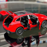 [TOY] 1:32 Mercedes-Benz 2023 GLC 400e röd modellbil Die-Cast