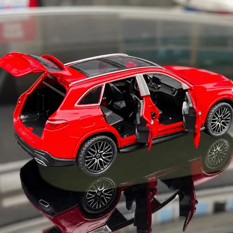 [TOY] 1:32 Mercedes-Benz 2023 GLC 400e röd modellbil Die-Cast