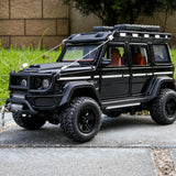 [TOY] 1:32 Mercedes-Brabus 2017 G550 4x4 Off-Road svart modellbil Die-Cast