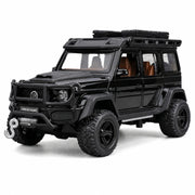 Mercedes-Brabus 2017 G550 4x4 Off-Road svart 1:32 – modellbil i gjuten metall för display