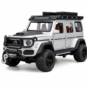 [TOY] 1:32 Mercedes-Brabus 2017 G550 4x4 Off-Road silver modellbil Die-Cast