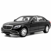 Mercedes-Maybach 2020 S650 svart 1:32 – modellbil i gjuten metall för display