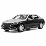[TOY] 1:32 Mercedes-Maybach 2020 S650 silver-svart modellbil Die-Cast