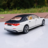 [TOY] 1:32 Mercedes-Maybach 2022 S680 Black White Model Car Die-Cast
