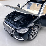 [TOY] 1:32 Mercedes-Maybach 2022 S680 Black White Model Car Die-Cast
