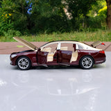 [TOY] 1:32 Mercedes-Maybach 2022 S680 guld röd modellbil Die-Cast