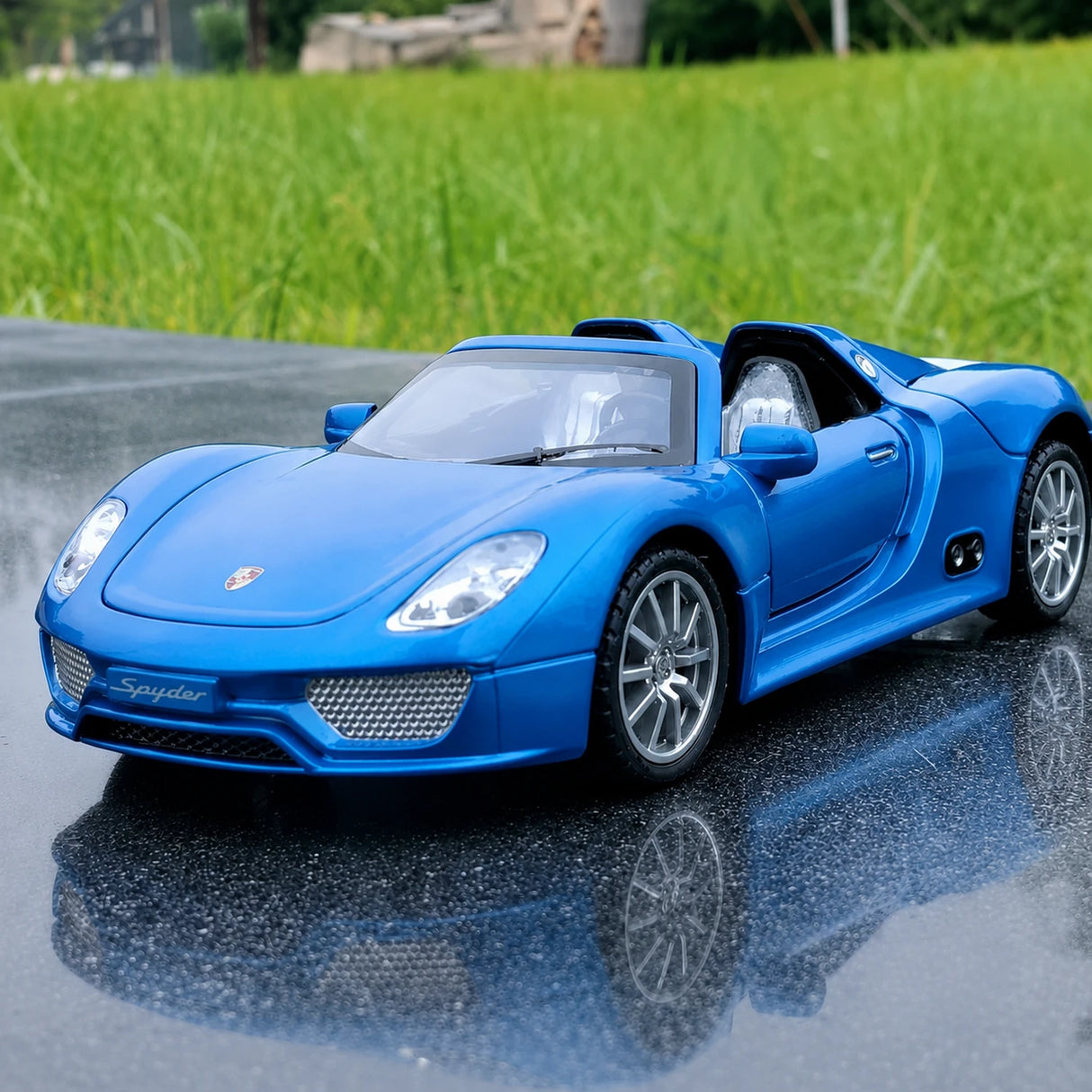 Porsche 2010 918 Spyder Blue 1:32 – Diecast Display Model Die-Cast