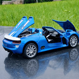 Porsche 2010 918 Spyder Blue 1:32 – Diecast Display Model Die-Cast