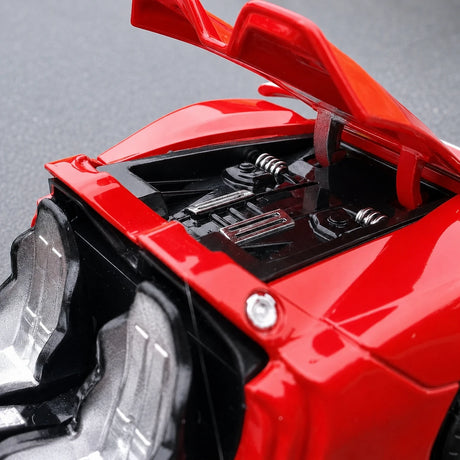 [TOY] 1:32 Porsche 2010 918 Spyder röd modellbil Die-Cast