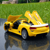 [TOY] 1:32 Porsche 2010 918 Spyder Yellow Model Car Die-Cast