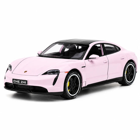 [TOY] 1:32 Porsche 2019 Taycan rosa modellbil Die-Cast