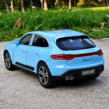 [TOY] 1:32 Porsche 2023 Macan T blå modellbil Die-Cast