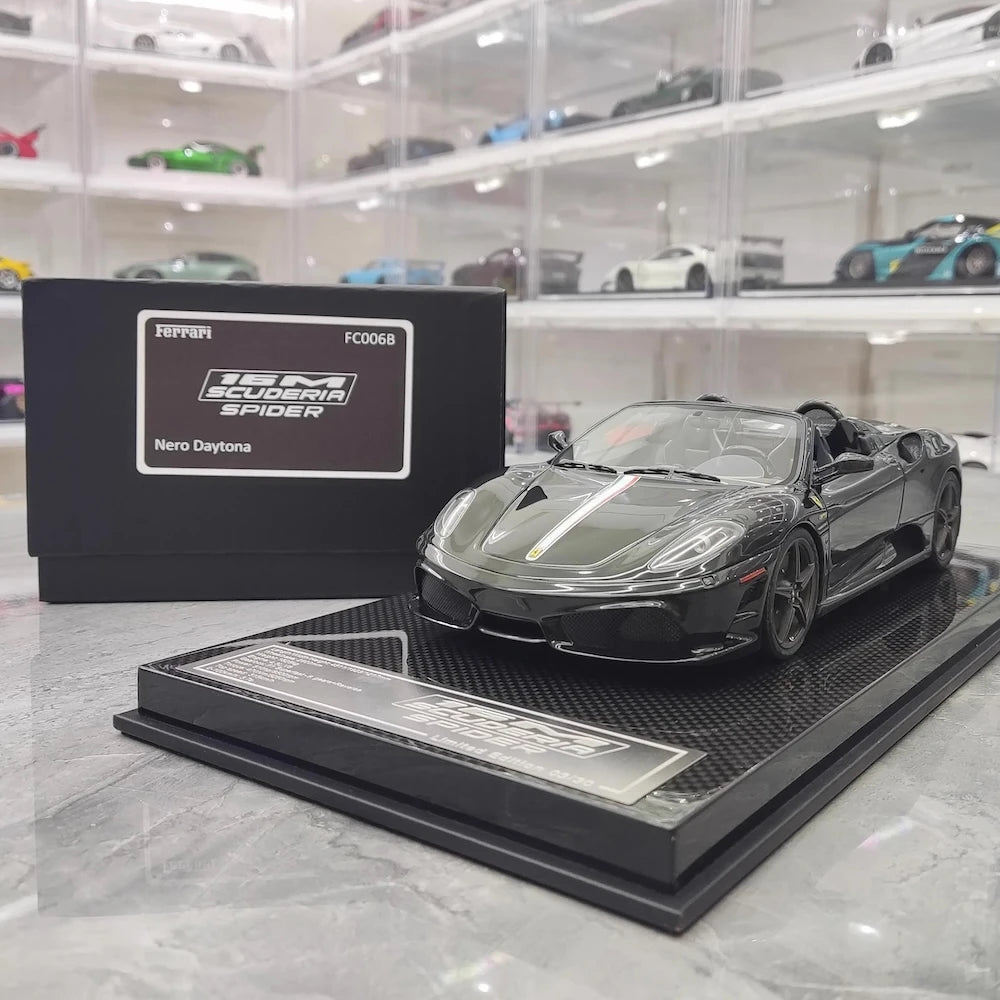 [Dino Model] 1:18 Ferrari 2008 430 Scuderia Spider 16M Black Model Car Resin
