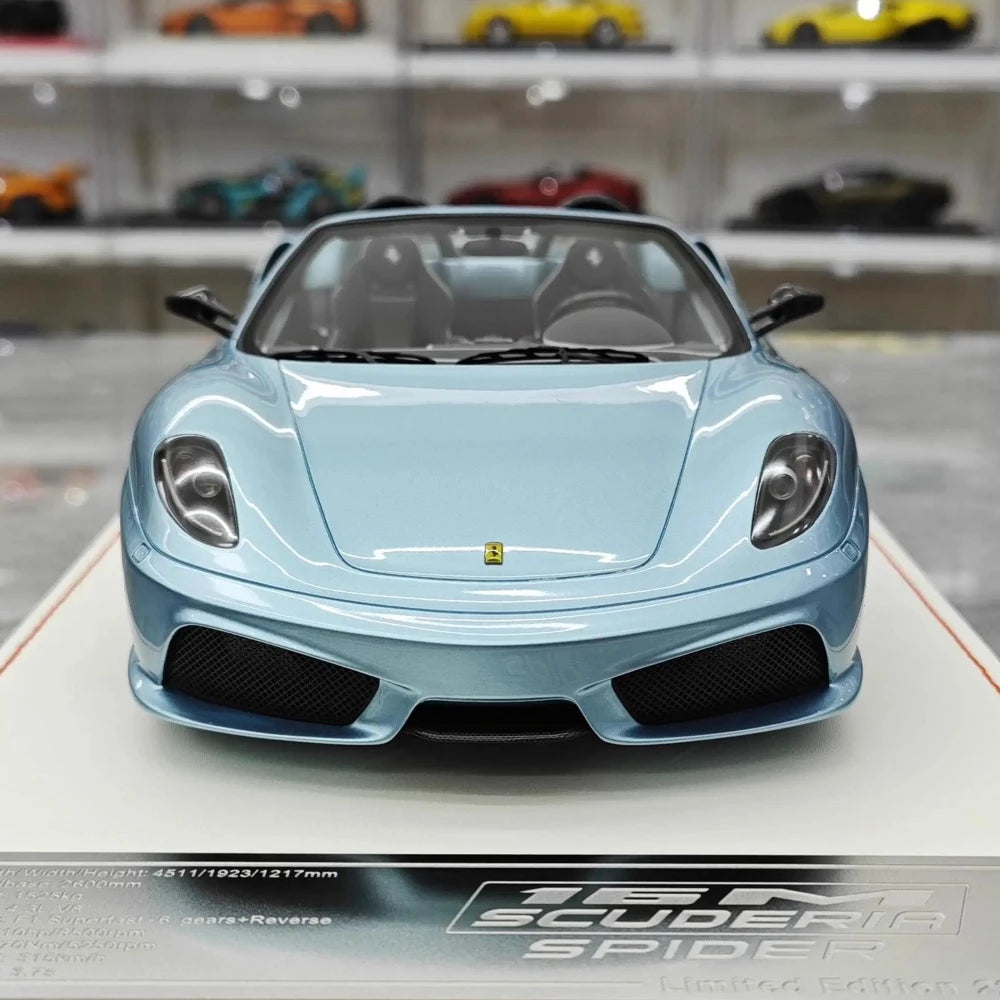 [Dino Model] 1:18 Ferrari 2008 430 Scuderia Spider 16M Blue Model Car Resin