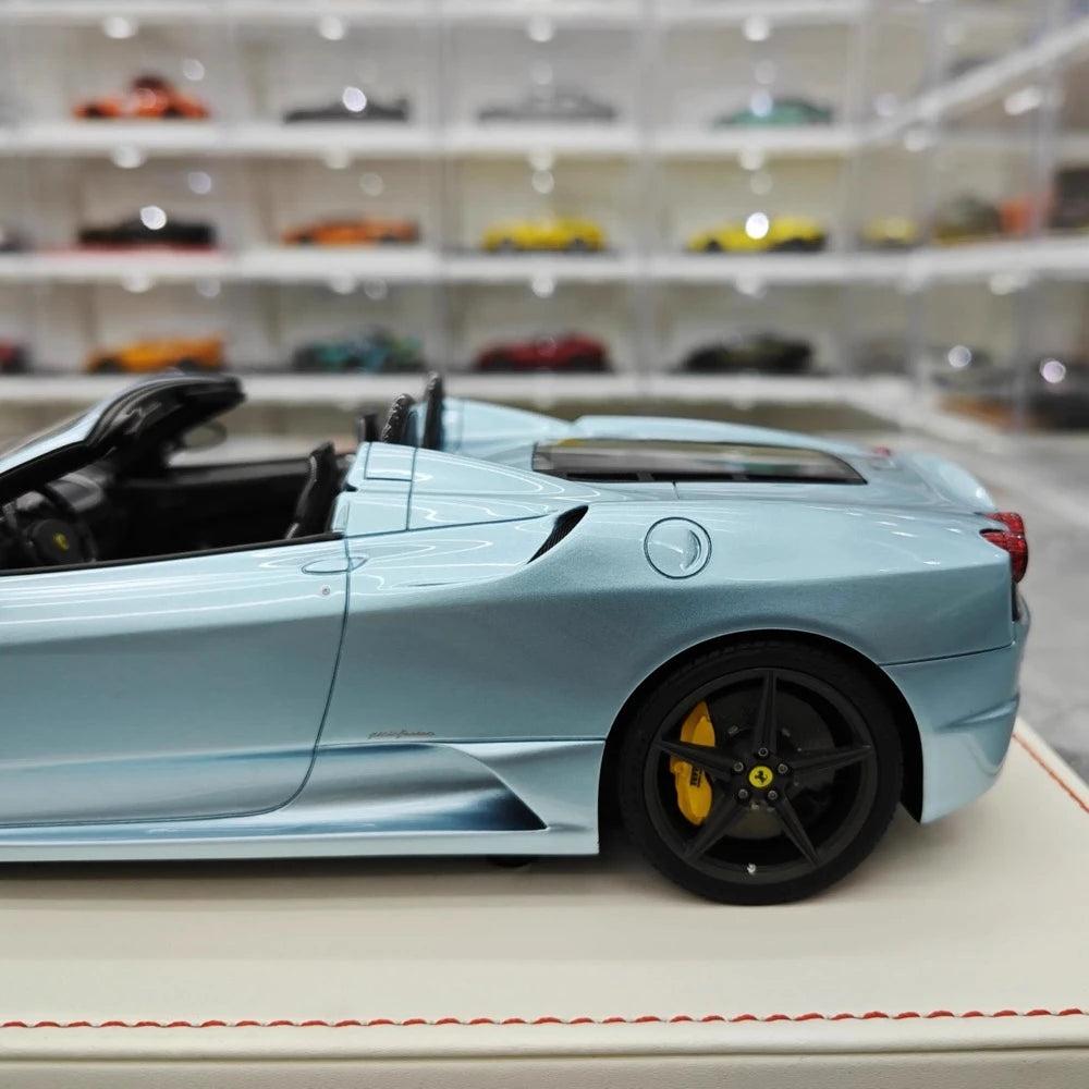 [Dino Model] 1:18 Ferrari 2008 430 Scuderia Spider 16M Blue Model Car Resin