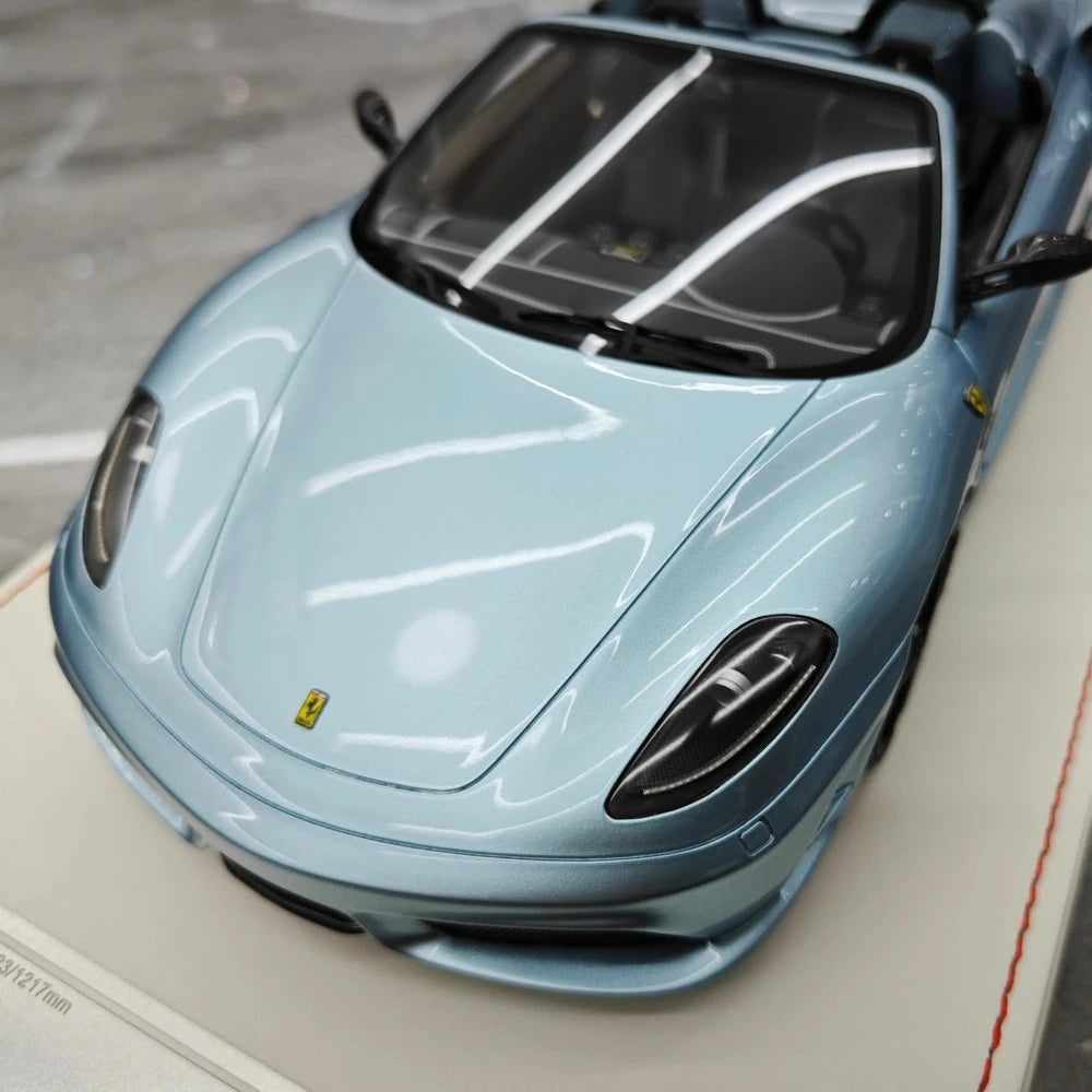 [Dino Model] 1:18 Ferrari 2008 430 Scuderia Spider 16M Blue Model Car Resin