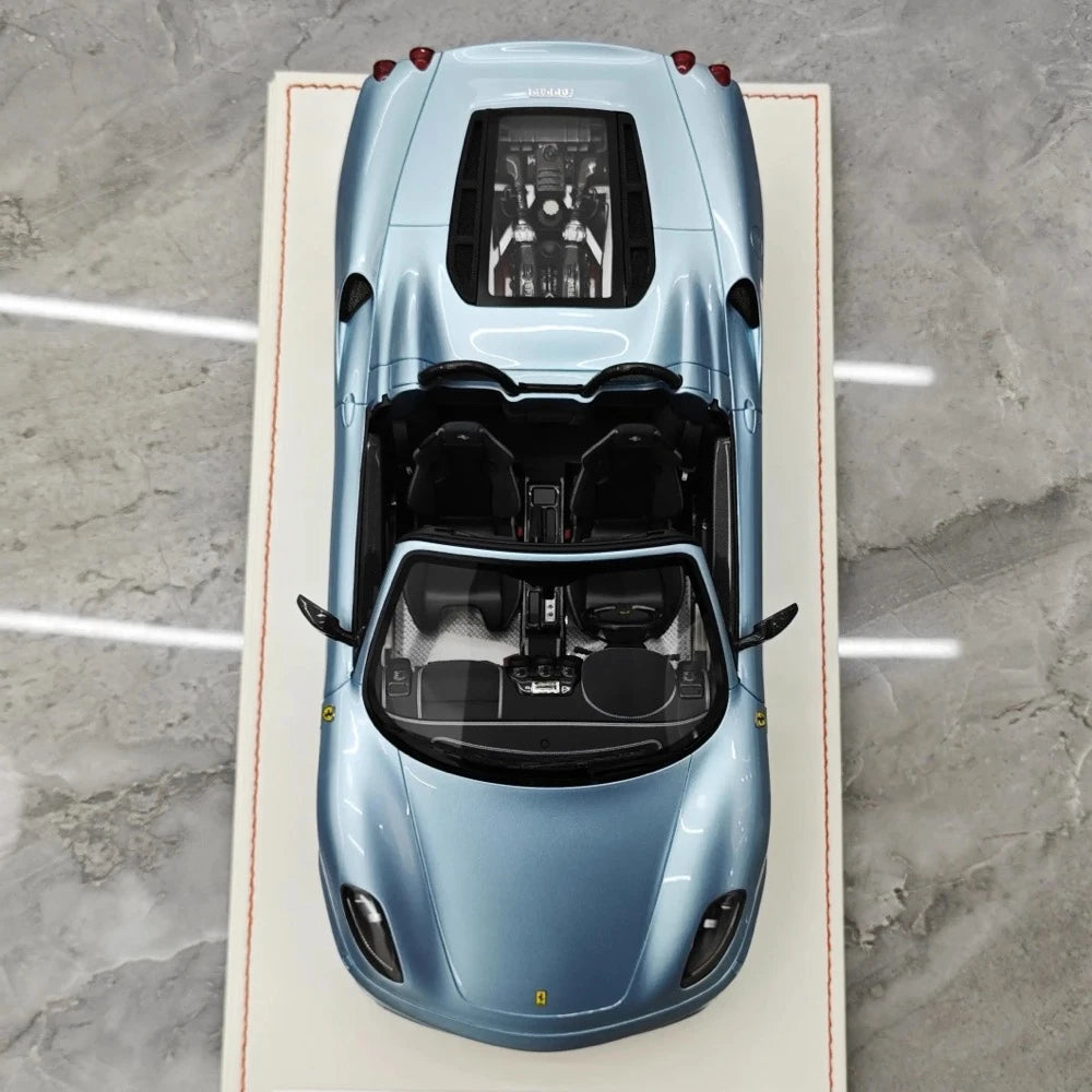 [Dino Model] 1:18 Ferrari 2008 430 Scuderia Spider 16M Blue Model Car Resin