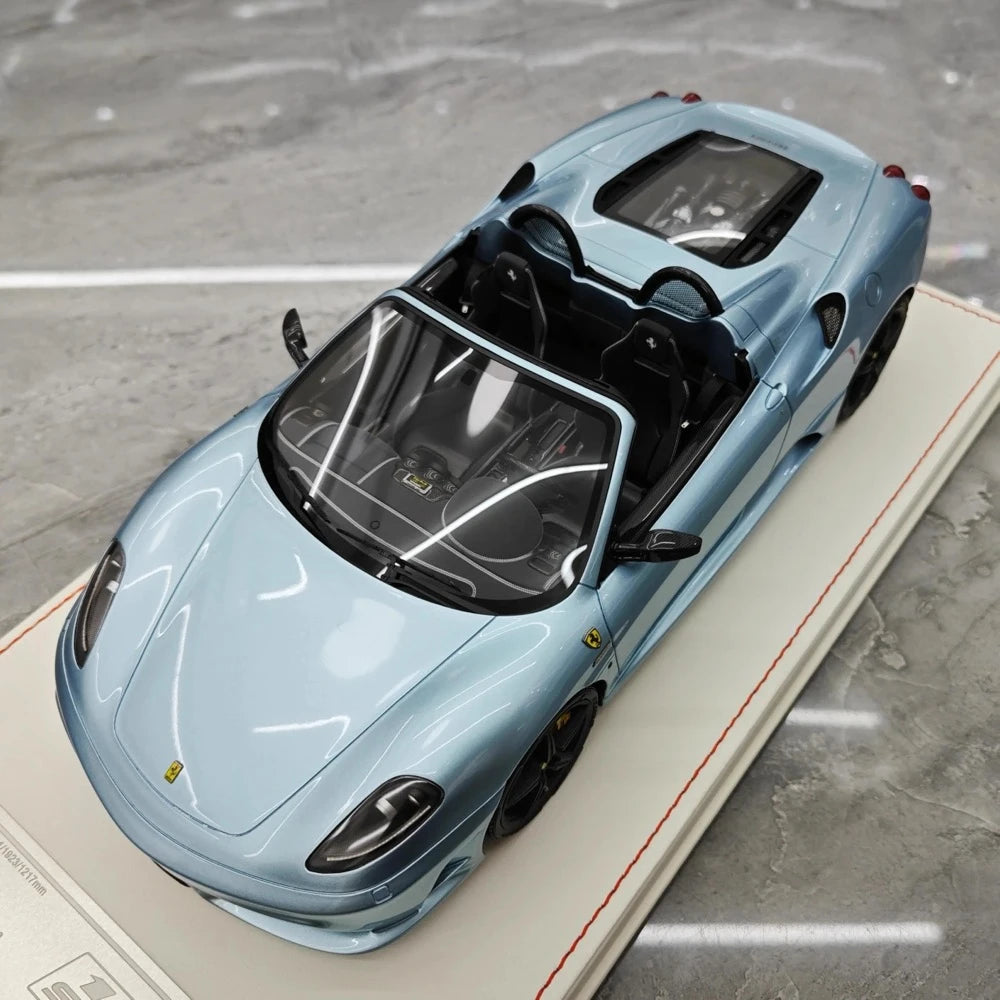 [Dino Model] 1:18 Ferrari 2008 430 Scuderia Spider 16M Blue Model Car Resin
